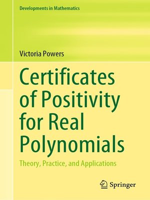 cover image of Certificates of Positivity for Real Polynomials